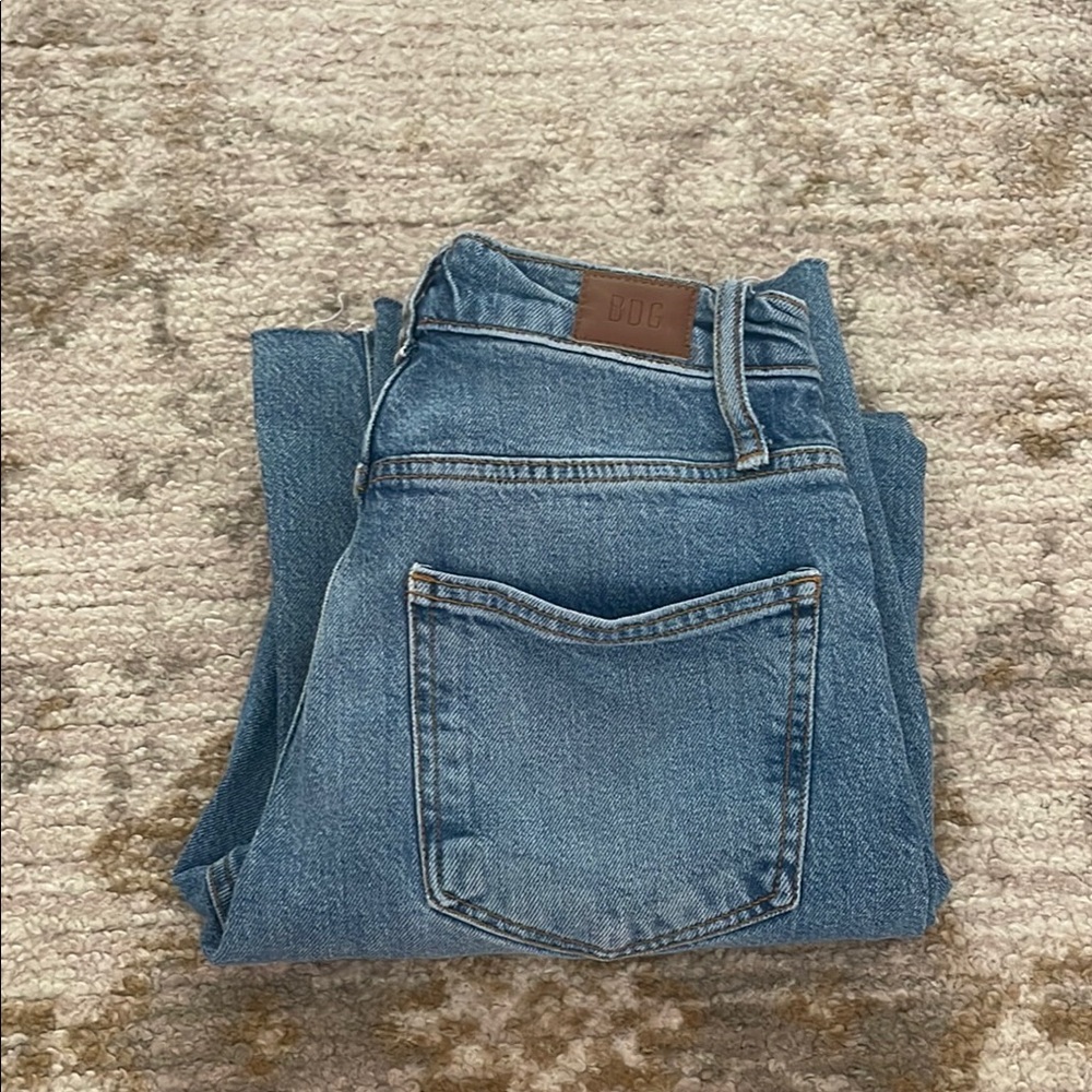 BDG High Rise Blue Denim Jeans with Classic Medium Wash